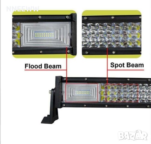 Извит! 105 см 7Д диоден Лед бар / 7D Лед бар 105 см 540W, снимка 4 - Аксесоари и консумативи - 43756509