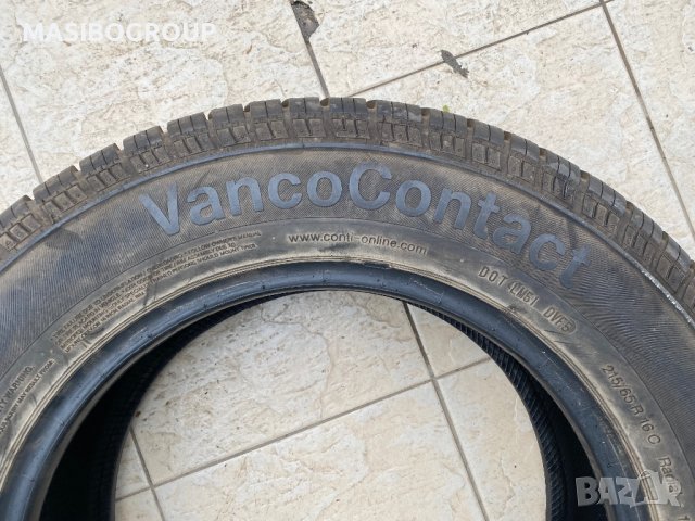Гума летна бусова гуми 215/65/16 “ 102/100H Continental VancoContact, снимка 5 - Гуми и джанти - 43243425