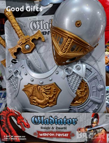 Детски рицарски костюм , Гладиаторски комплект , снимка 5 - Други - 39076613