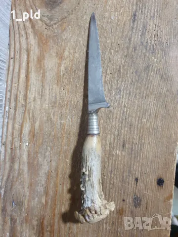 Нож от рог, снимка 3 - Антикварни и старинни предмети - 49559486