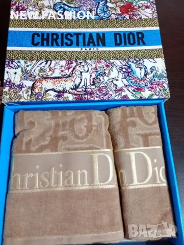 Памучни Хавлии -2бр ✨Dior ✨ Victoria Secret ✨ Burberry ✨, снимка 5 - Хавлиени кърпи - 50316278