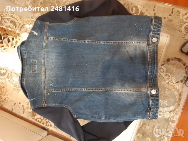 Юношеско дънкено яке Дискларед, снимка 2 - Якета - 32262315
