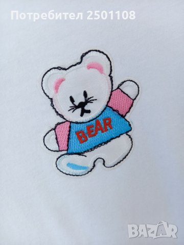 Тениска с емблема мече, снимка 2 - Тениски - 43368264