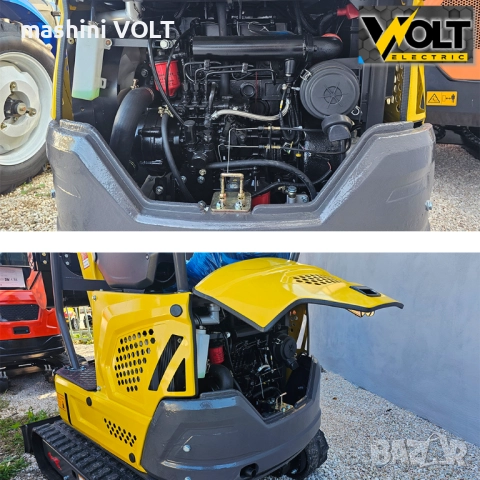 Мини багер 2 тона, NT-E20, с навес, снимка 4 - Индустриална техника - 52153833