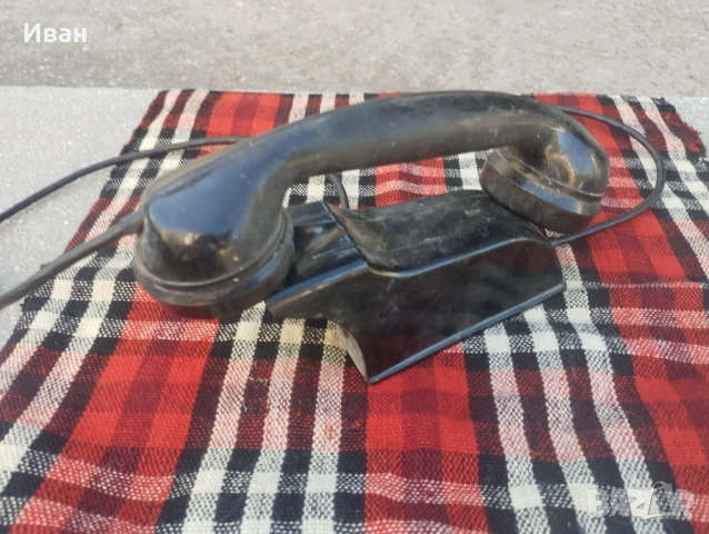 Соц бакелитов домофон , снимка 2 - Други ценни предмети - 51598008