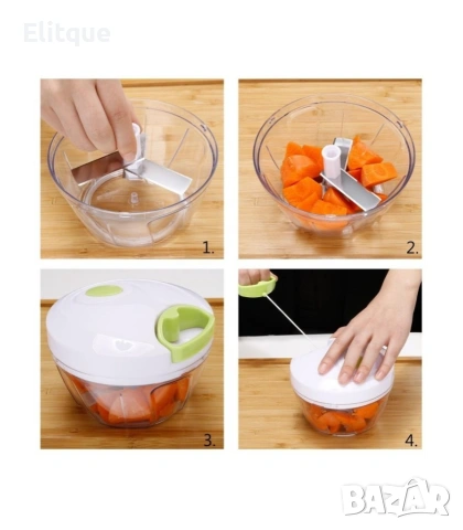 Speedy Chopper – Ръчен кухненски чопър 🍴, снимка 15 - Други - 53278739