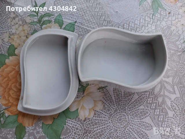 Порцеланова кутия , снимка 5 - Декорация за дома - 51387506