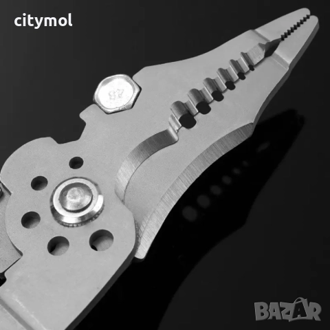 Многофункционални клещи за кабели, 28 в 1, ергономичен дизайн, лесни за употреба, за оголване, кримп, снимка 7 - Клещи - 52102035