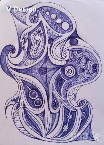 Абстрактни картини "Елементи"- вариации, снимка 5 - Декорация за дома - 52397252