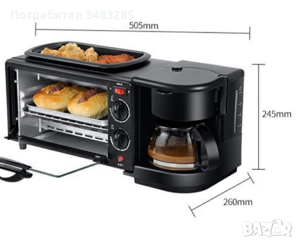 Печка,тостер и кафемашина , снимка 4 - Печки, фурни - 44112321