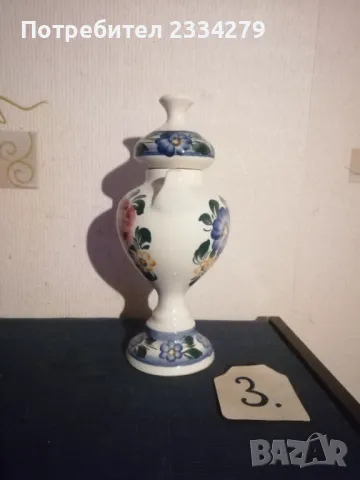 Керамични, порцеланови вази, свещник ръчна изработка. , снимка 12 - Декорация за дома - 49265112