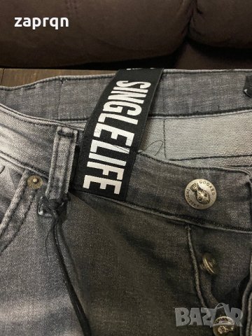 Мъжки/младежки дълги дънки с тиранти нов модел 2022 година , снимка 2 - Дънки - 35325970