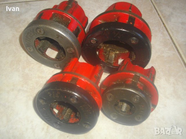 VIRAX Резбонарезни Глави За Чешмеджийска Водпроводна Плашка Винтонарезка VIRAX-Made in France-Профи, снимка 4 - Други инструменти - 43569270