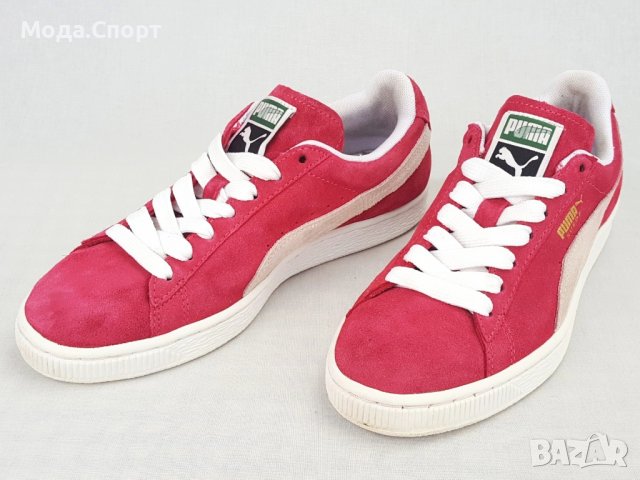 Puma Suede Classic Geranium Дамски Маратонки Пума Спортни Обувки Кецове Велур Кожа 38 24см, снимка 4 - Маратонки - 38729190