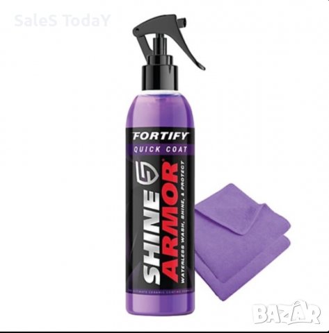 Спрей за почистване и полиране на автомобил, керамично безводно покритие  , снимка 3 - Аксесоари и консумативи - 37110395