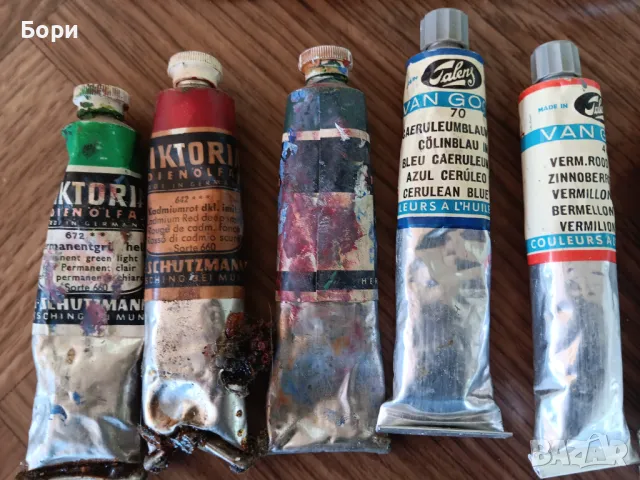 Стари маслени бои 24 броя, снимка 6 - Други ценни предмети - 50144198
