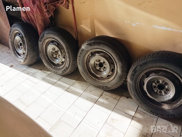 Зимни гуми Nexen 185/70R14 88T DOT 2322 на железни джанти за Subaru, снимка 14 - Гуми и джанти - 44001175