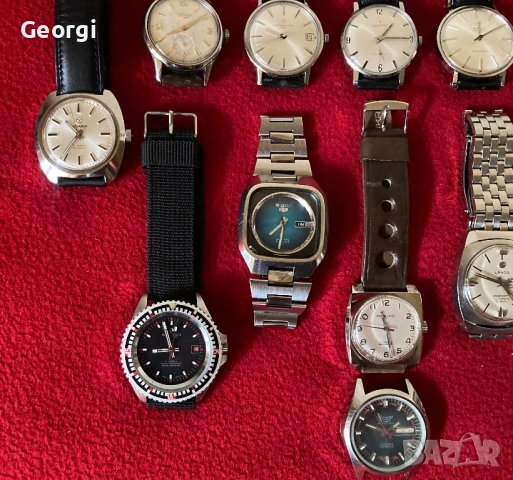 Винтидж Swiss 40/70те Zenith Longines Колекция Часовници, снимка 3 - Антикварни и старинни предмети - 53592514