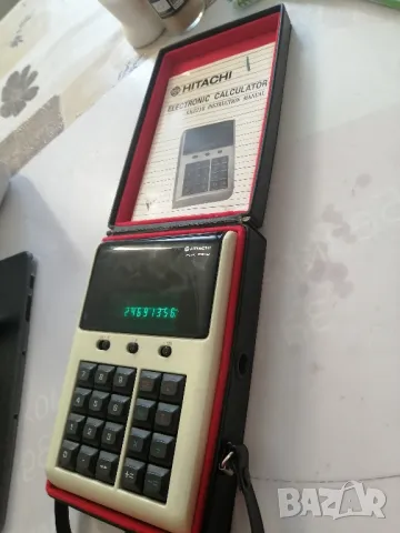 Ретро калкулатор HITACHI KK221B , снимка 8 - Антикварни и старинни предмети - 49695975