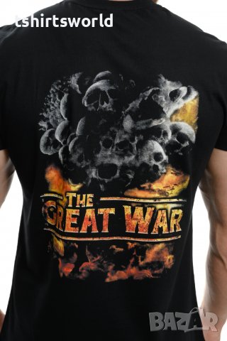 Нова мъжка тениска с дигитален печат на музикалната група SABATON - The Great War с гръб, снимка 9 - Тениски - 37697538