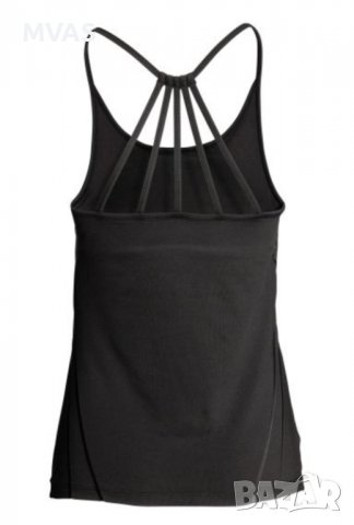 Нов - 30% H&M черен потник за йога M L размер , снимка 3 - Спортни екипи - 39811835