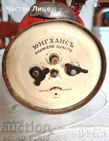 Настолен Часовник Будилник Юнгханс Junghans 1930те г, снимка 3 - Антикварни и старинни предмети - 53155078