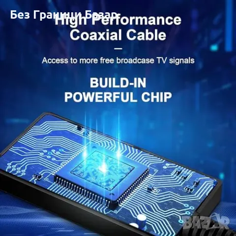 Нова Компактна ТВ Антена за вътрешна употреба – Лесен Монтаж, Full HD, снимка 2 - Друга електроника - 47531286