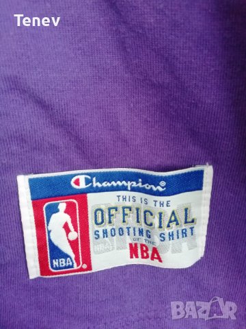 LA Lakers Champion Official Shooting Shirt NBA оригинална тениска Лейкърс Los Angeles L 1996/1997, снимка 6 - Тениски - 43209951
