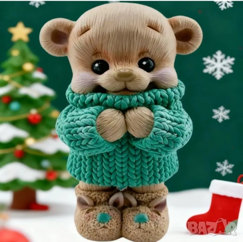 Молд мече с пуловер и ботуши (9), снимка 6 - Форми - 53562799