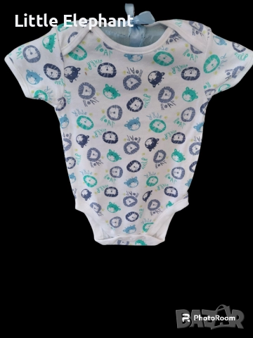 Боди с къс ръкав животни за 18-24 мес момченце,колекция"Animals",Англия/ново