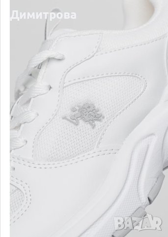 U.S. Polo Assn. - Бели спортни обувки с мрежести зони, снимка 2 - Маратонки - 43326343