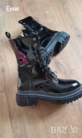 Hermes дамски боти кубинки, снимка 6 - Дамски боти - 48144534