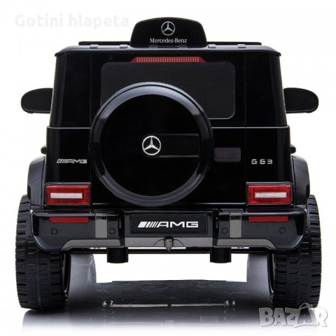 Акумулаторен джип Mercedes Benz G63  с меки гуми , снимка 5 - Детски велосипеди, триколки и коли - 35493577