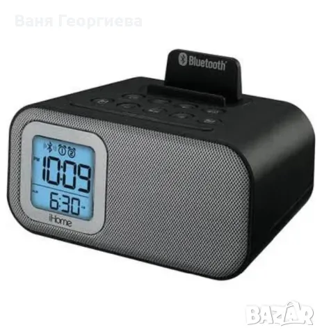 Оригинален Ihome IBT22 Bluetooth Колонка USB Зареждане Двоен Будилник , снимка 5 - Bluetooth тонколони - 49789454
