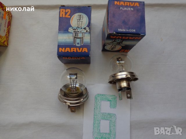 Крушки 6V за диапроектор, ретро автомобили, мотоциклети чисто нови, снимка 8 - Аксесоари и консумативи - 36657625