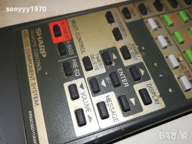 SHARP REMOTE-AUDIO ВНОС SWISS 2312231818, снимка 12 - Ресийвъри, усилватели, смесителни пултове - 43526940
