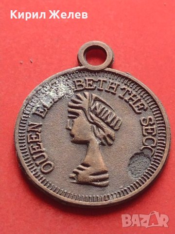Медальони 3 броя Кралица Елизабет втора стари за КОЛЕКЦИОНЕРИ 28619, снимка 3 - Други ценни предмети - 43029315