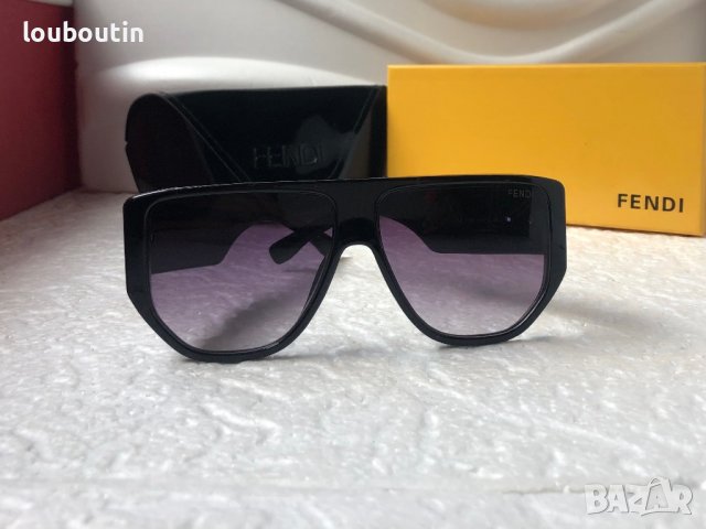 Fendi 2022 дамски слънчеви очила маска с лого, снимка 3 - Слънчеви и диоптрични очила - 38151847