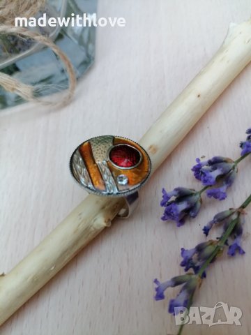 Пръстен с регулируем размер, снимка 4 - Пръстени - 43244495