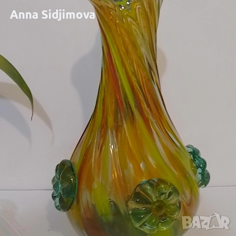 Кристална кана Мурано, снимка 3 - Кани - 53346083