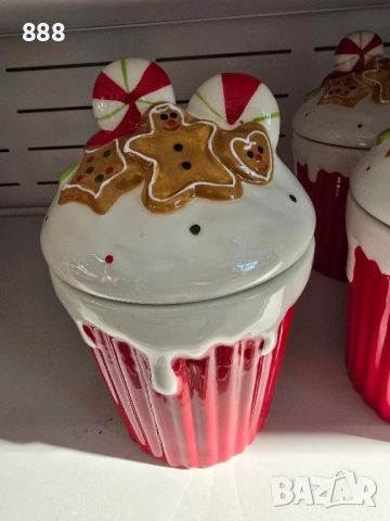 коледни чаши буркани дозатори салфетници , снимка 2 - Чаши - 52416576