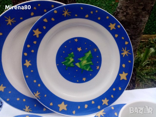 Тройни коледни сетове - 2 бр., снимка 2 - Чаши - 43007988