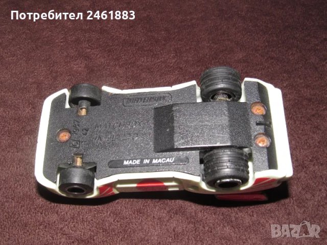 1/42 пластмасова колекционерска количка Matchbox Macau 1987 1/42 Burner, снимка 7 - Колекции - 50153105