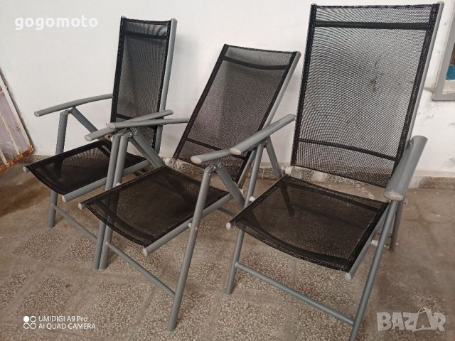 Шезлонг разтегателен, алуминиеви столове за плаж, къмпинг, море, планина,  вила и т.н. в Къмпинг мебели в гр. Русе - ID37054076 — Bazar.bg