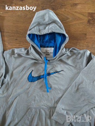 Nike Therma-FIT - страхотно мъжко горнище УГОЛЕМЕНО 2ХЛ, снимка 3 - Спортни дрехи, екипи - 40671975