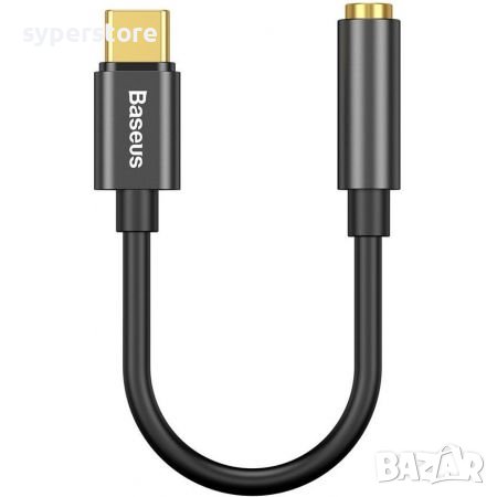 Преходник адаптер от USB Type C към 3.5mm Стерео жак Baseus CATL54-01 Adapter USB-C to 3.5mm Stereo , снимка 2 - Кабели и адаптери - 38146997