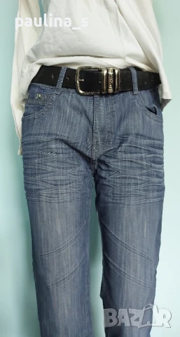 Три броя / Естествена кожа / Дизайнерски винтидж колан "Tiger", "Pieces" и "Levi's" , снимка 14 - Колани - 28132602