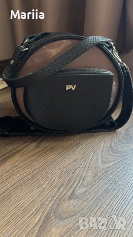 Луксозна дизайнерска чанта от естествена кожа – рептилия, снимка 2 - Чанти - 52896738