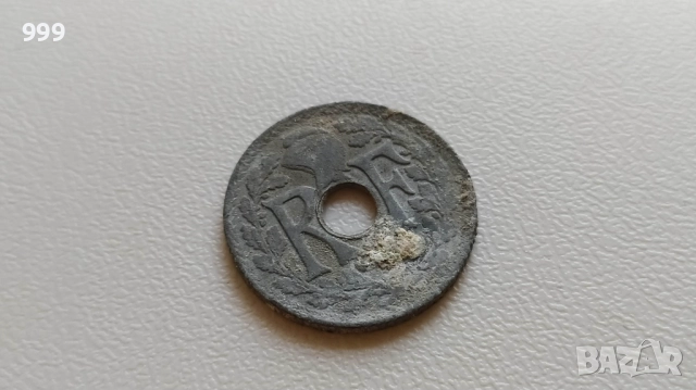 10 франка 1949* 10, 20 сантима 1941, 1942, 1943 Вишистка Франция, снимка 4 - Нумизматика и бонистика - 51510571