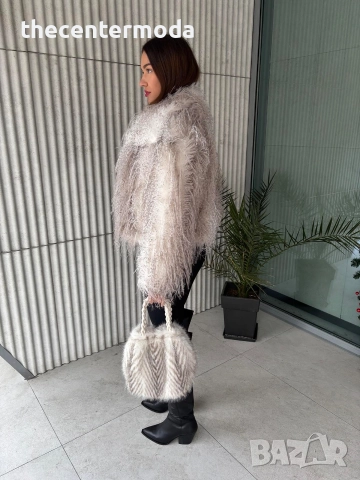 Дамско бежаво палто , снимка 2 - Палта, манта - 52886584